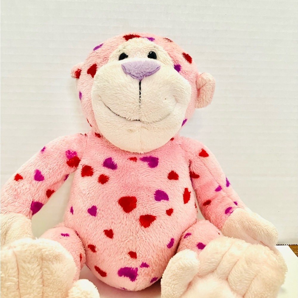 Webkinz Ganz Plush Love Monkey HM343 No Code Valentine’s 9in - Picture 4 of 9